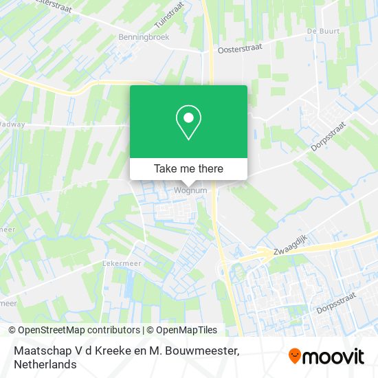 Maatschap V d Kreeke en M. Bouwmeester map