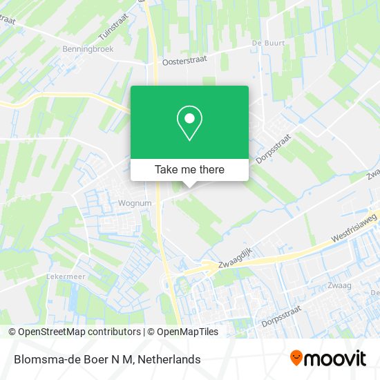 Blomsma-de Boer N M map