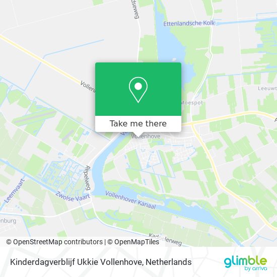 Kinderdagverblijf Ukkie Vollenhove map