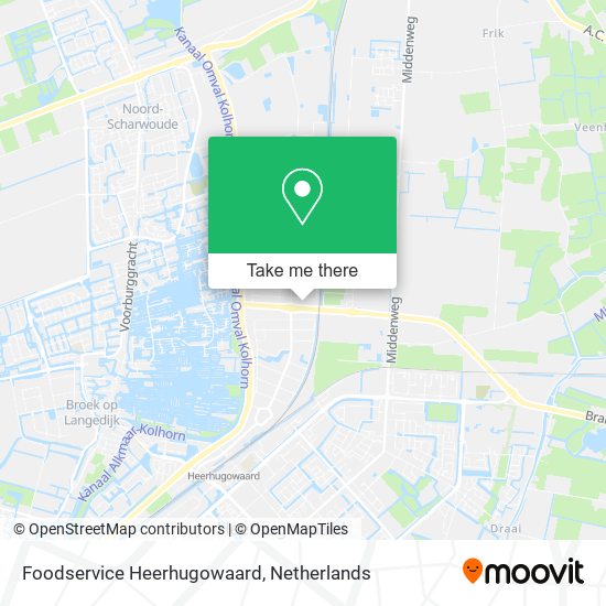 Foodservice Heerhugowaard map