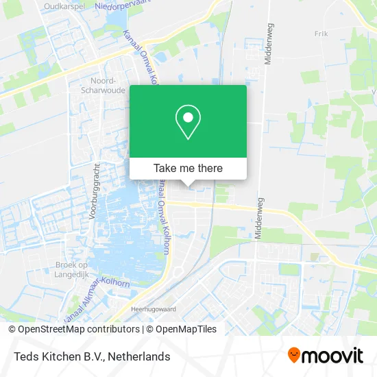 Teds Kitchen B.V. map
