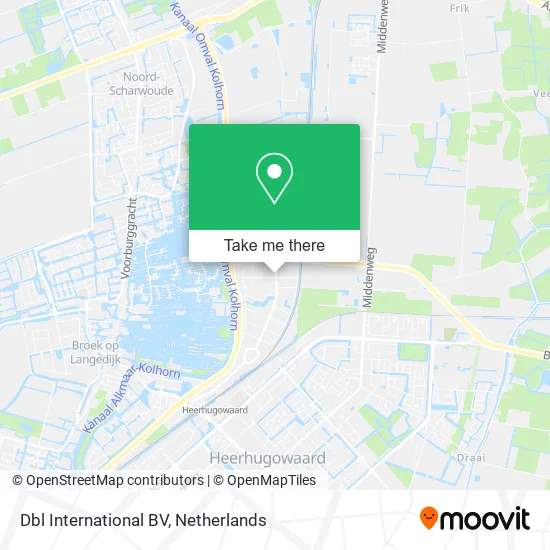 Dbl International BV map