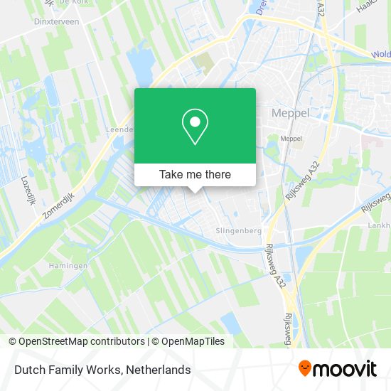 Dutch Family Works map