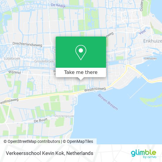 Verkeersschool Kevin Kok map