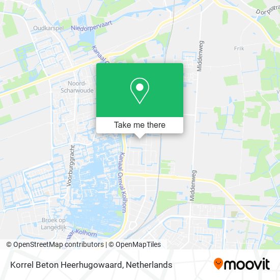 Korrel Beton Heerhugowaard map