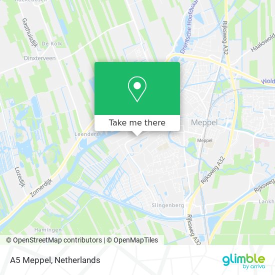 A5 Meppel Karte