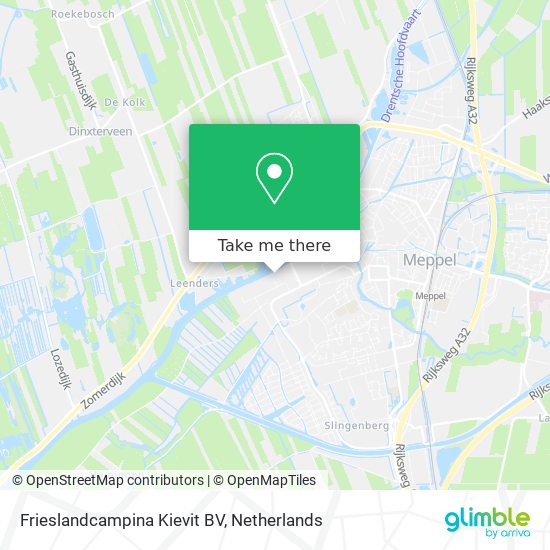 Frieslandcampina Kievit BV map