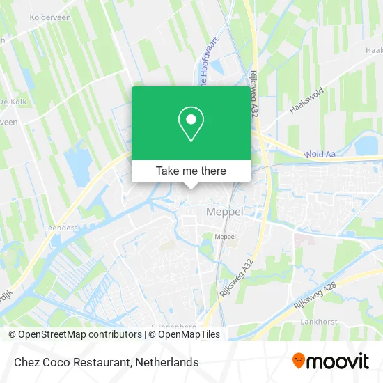 Chez Coco Restaurant map