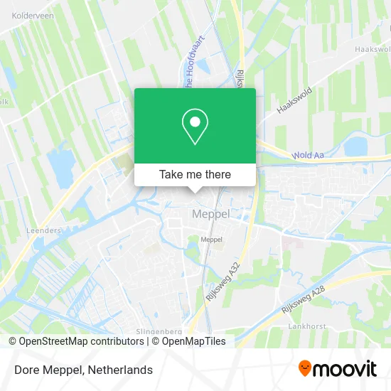 Dore Meppel map