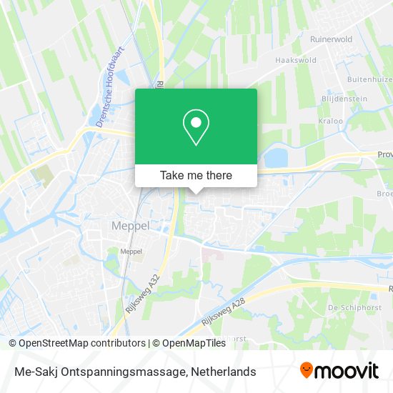 Me-Sakj Ontspanningsmassage map