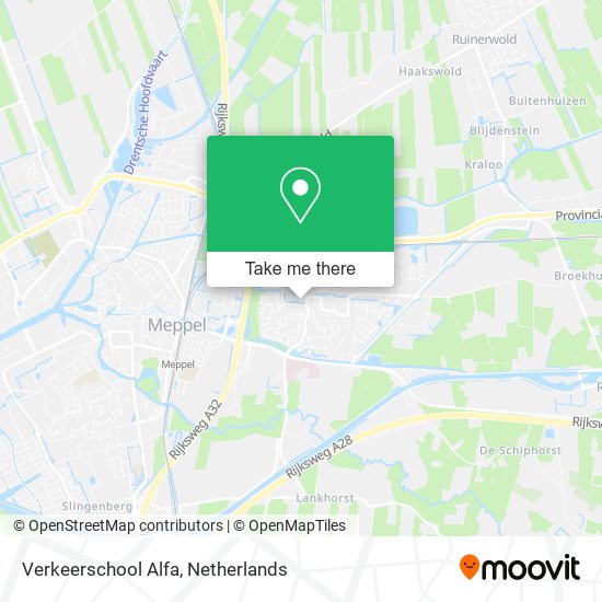 Verkeerschool Alfa map