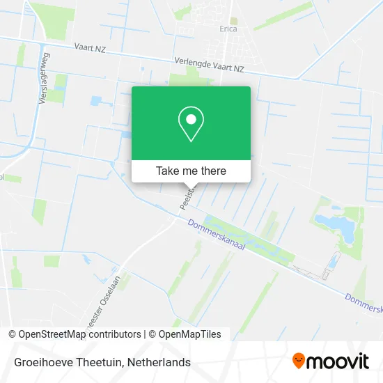 Groeihoeve Theetuin map