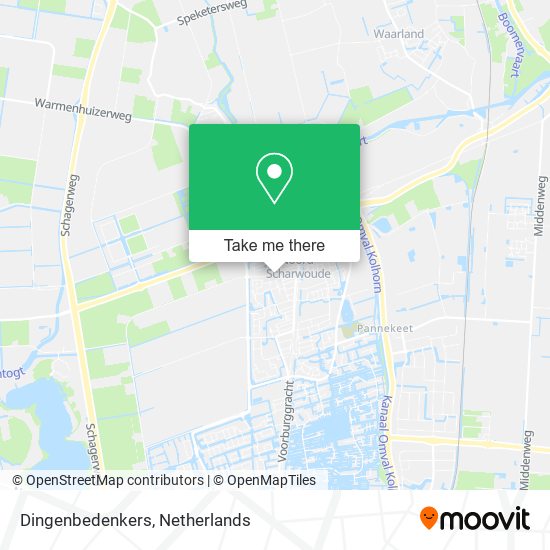 Dingenbedenkers map