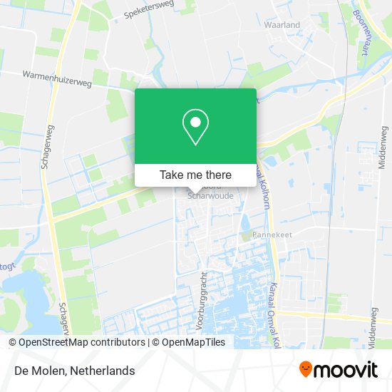 De Molen map