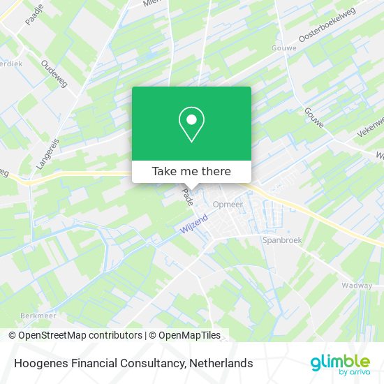 Hoogenes Financial Consultancy map