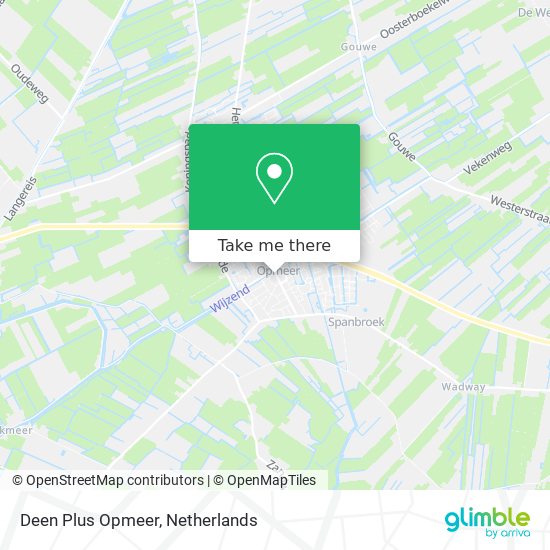 Deen Plus Opmeer map