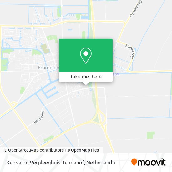 Kapsalon Verpleeghuis Talmahof map