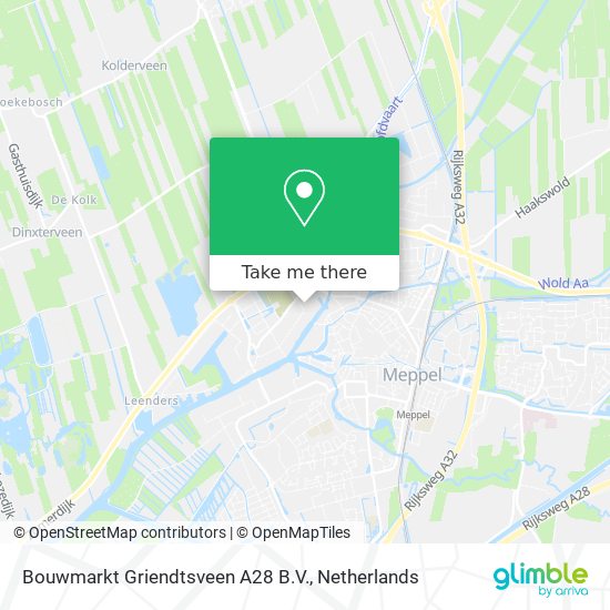 Bouwmarkt Griendtsveen A28 B.V. map