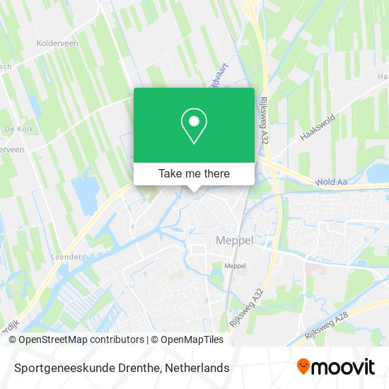 Sportgeneeskunde Drenthe Karte