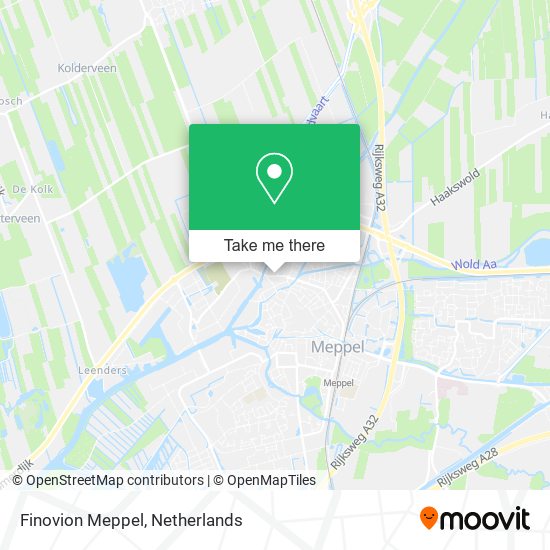 Finovion Meppel map