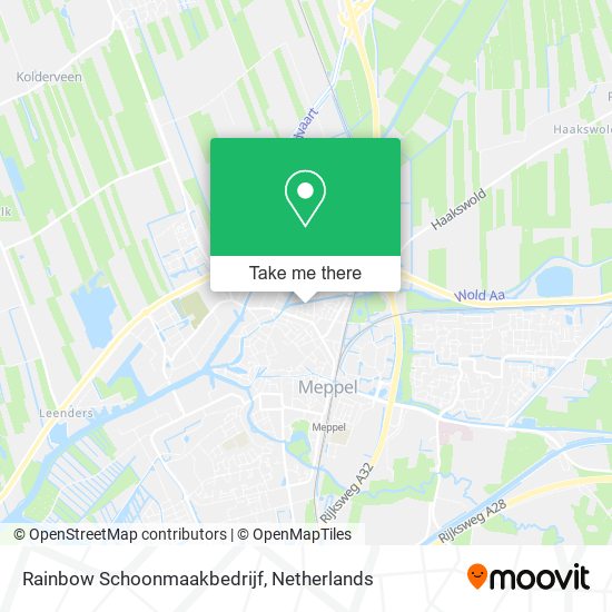 Rainbow Schoonmaakbedrijf map