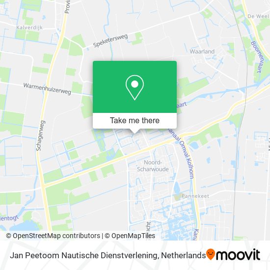 Jan Peetoom Nautische Dienstverlening map