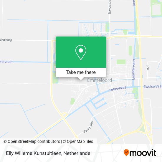 Elly Willems Kunstuitleen map