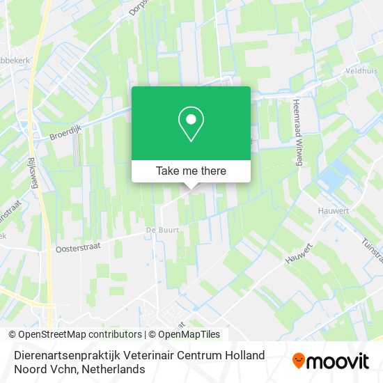 Dierenartsenpraktijk Veterinair Centrum Holland Noord Vchn Karte