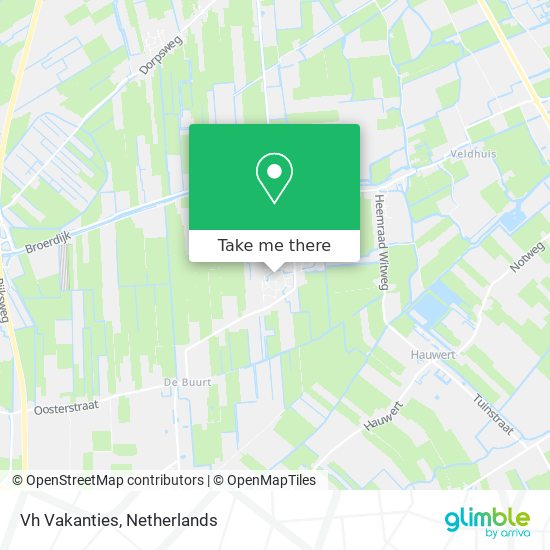 Vh Vakanties map