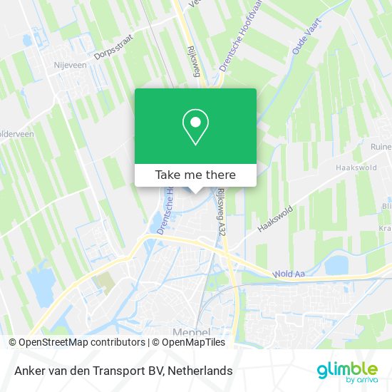 Anker van den Transport BV Karte