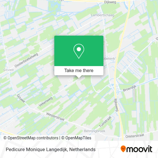 Pedicure Monique Langedijk map