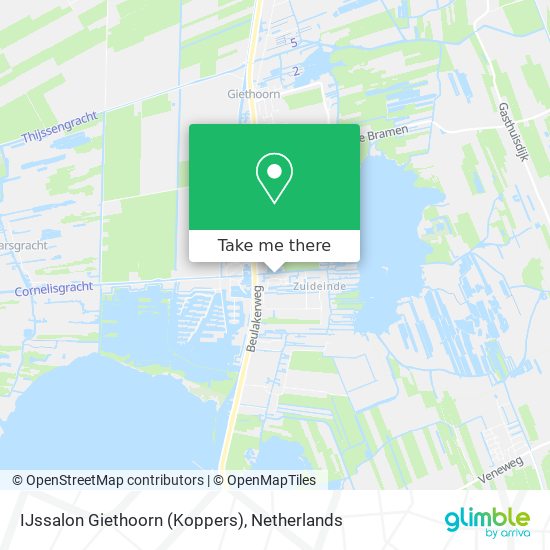 IJssalon Giethoorn (Koppers) map