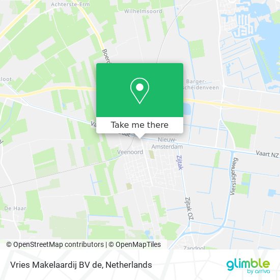 Vries Makelaardij BV de map