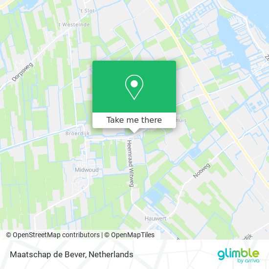 Maatschap de Bever map