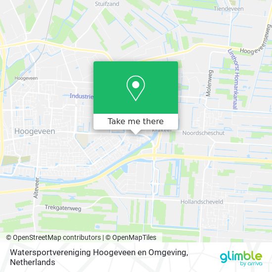 Watersportvereniging Hoogeveen en Omgeving map