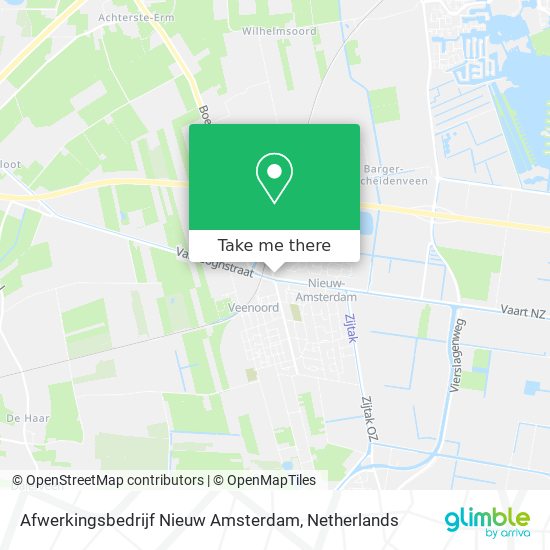 Afwerkingsbedrijf Nieuw Amsterdam Karte