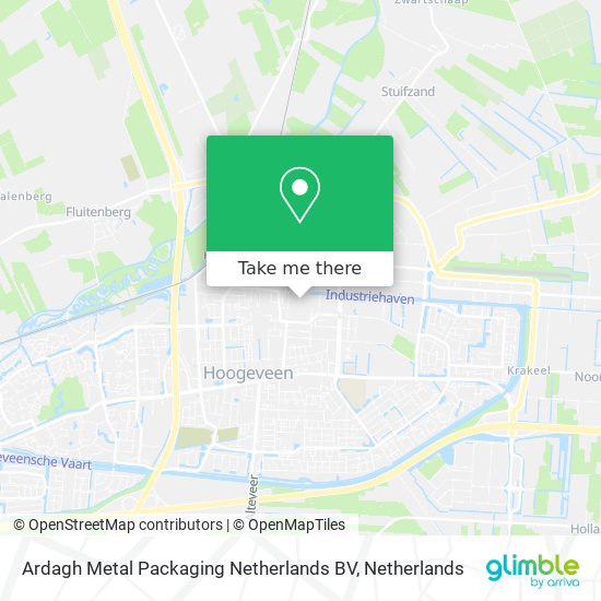 Ardagh Metal Packaging Netherlands BV map