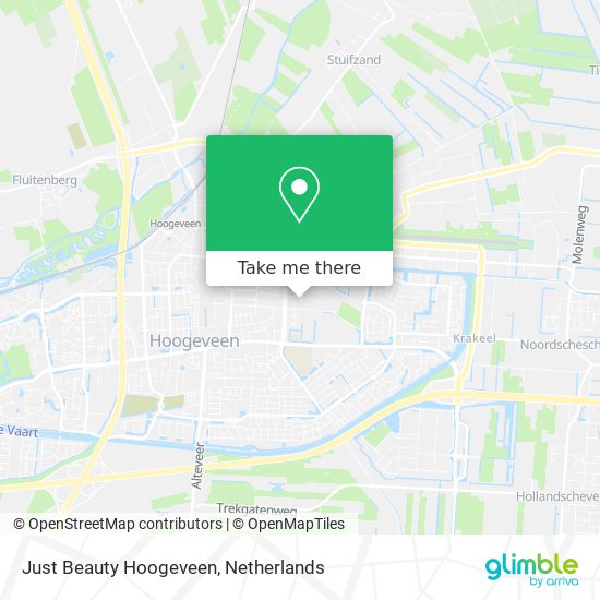 Just Beauty Hoogeveen map