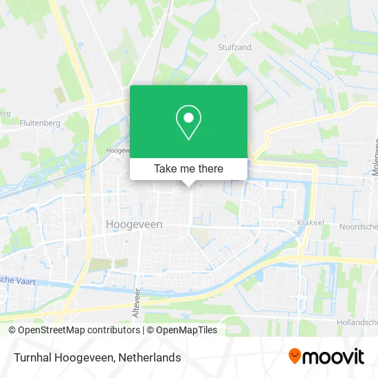 Turnhal Hoogeveen map