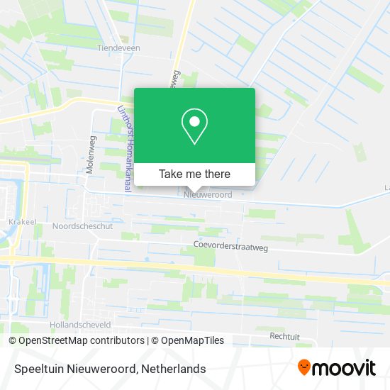 Speeltuin Nieuweroord map