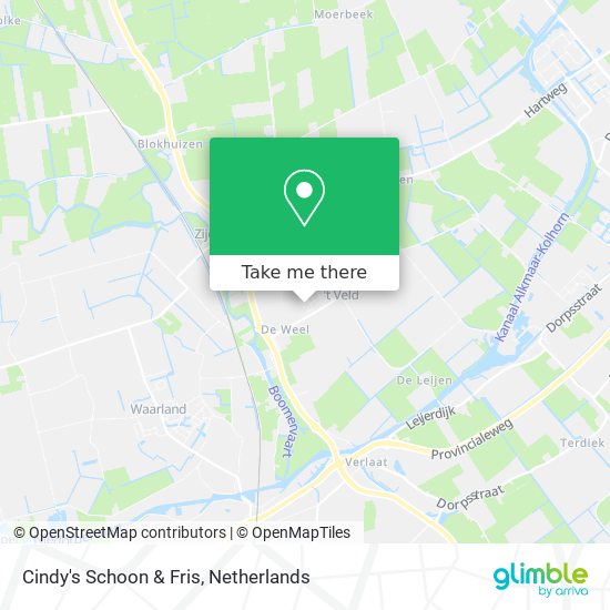 Cindy's Schoon & Fris map