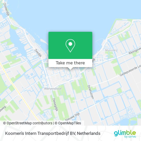 Koomen's Intern Transportbedrijf BV Karte