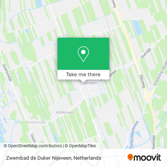 Zwembad de Duker Nijeveen map