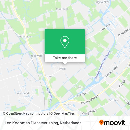 Leo Koopman Dienstverlening map