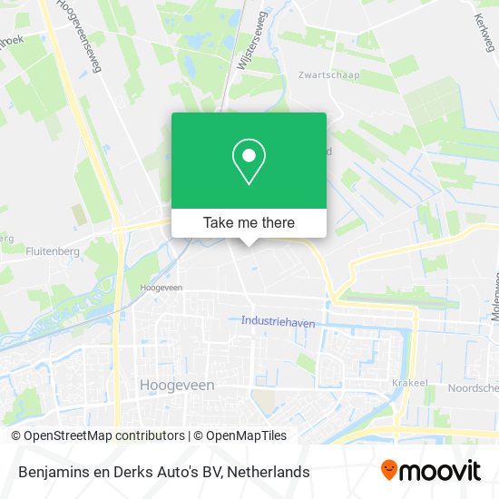 Benjamins en Derks Auto's BV map