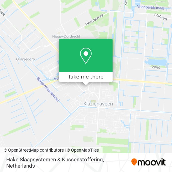 Hake Slaapsystemen & Kussenstoffering map