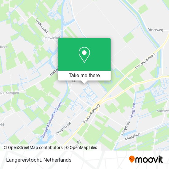 Langereistocht map