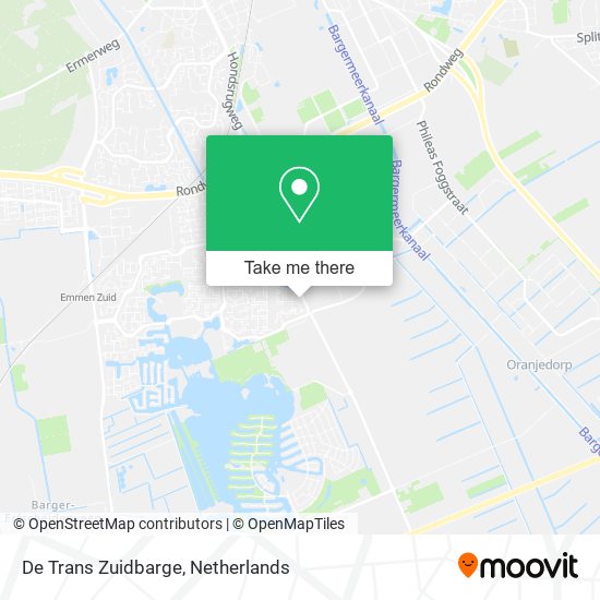 De Trans Zuidbarge Karte