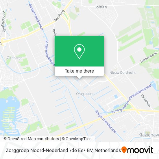 Zorggroep Noord-Nederland \de Es\ BV map