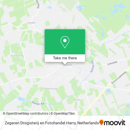 Zegeren Drogisterij en Fotohandel Harry map